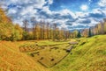 Dacian ruins Fortress Sarmizegetusa Regia, Orastie Mountains, Romania