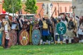 Dacian soldiers in battle costume