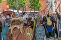 Dacian soldiers in battle costume