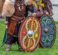 Dacian soldiers in battle costume shows ancient manufacturing we