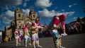 Folkloric dance at the Cusco square