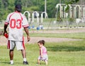 Dad and daughter Royalty Free Stock Photo