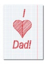 Dad day card