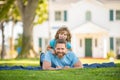 dad with kid on summer day. parenting and fatherhood. fathers day. Royalty Free Stock Photo