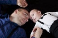 Dad and son Royalty Free Stock Photo