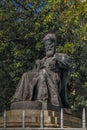 Dadabhai Naoroji statue, near Flora Fountain, Mumbai Royalty Free Stock Photo