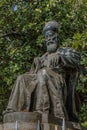 Dadabhai Naoroji statue, near Flora Fountain, Mumbai Royalty Free Stock Photo