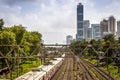 Dadar railway station in Mumbai Royalty Free Stock Photo