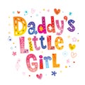 Daddy`s little girl Royalty Free Stock Photo