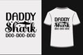 Daddy Shark Doo-Doo-Doo. Royalty Free Stock Photo