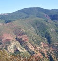 the dades valley in atlas moroco africa ground tree and nobody Royalty Free Stock Photo