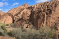 Dades valley geological rocks, Morocco scenery Royalty Free Stock Photo