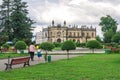 Dadiani Palaces Historical and Architectural Museum located inside a park in Zugdidi, Georgia