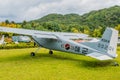 Left rear view of Cessna 140 Royalty Free Stock Photo