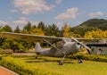 Cessna 140 tail dragger Royalty Free Stock Photo