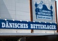 Daenisches Bettenlager store exterior Royalty Free Stock Photo