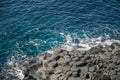 Daepo Jusangjeolli Cliff on Jeju Island South Korea Royalty Free Stock Photo