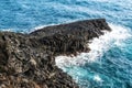 Daepo jusangjeolli cliff waves