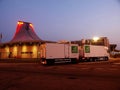 DAF XF fridge transport Royalty Free Stock Photo