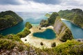 Dafalen geosite viewpoint Misool, Raja Ampat, Indonesia Royalty Free Stock Photo