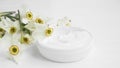 Daffodils floral moisturizing skin cream, organic skincare facial lotion