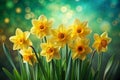 Daffodils in Spring Royalty Free Stock Photo