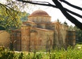 Dafni Monastery, a masterpiece of Middle Byzantine Architecture, Greece Royalty Free Stock Photo