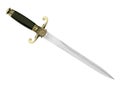 Dagger Fantasy Adventure. sword on white background