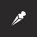 dagger icon. Filled dagger icon for website design and mobile, app development. dagger icon from filled esoteric collection