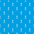 Dagger ninja pattern vector seamless blue