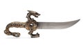 Dagger on white Royalty Free Stock Photo