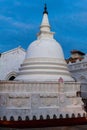 Dagoba Stupa at Sudharmalaya Temple in Galle Fort, Sri Lan Royalty Free Stock Photo