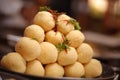 Dahi bhalla - popular fast food snack in north india.