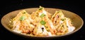 Dahi puri or Dahi Sev Puri -Mumbai Street food Royalty Free Stock Photo