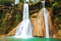 Dai Yem waterfall. This is a nice waterfall in Moc Chau, Vietnam Royalty Free Stock Photo