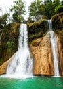 Dai Yem waterfall. This is a nice waterfall in Moc Chau, Vietnam Royalty Free Stock Photo