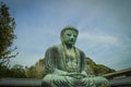 Daibutsu, Amida Buddha at KÃÂtoku-in, Kanagawa, Japan. Royalty Free Stock Photo