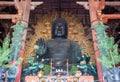 Daibutsu in the Daibutsu-den at Todaiji Temple Royalty Free Stock Photo