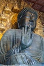 Daibutsu-den, The Big Black Buddha statue at Todaiji Temple, Nara Prefecture, Japan Royalty Free Stock Photo