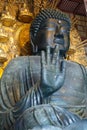 Daibutsu-den, The Big Black Buddha statue at Todaiji Temple, Nara Prefecture, Japan Royalty Free Stock Photo