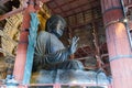 Daibutsu-den, The Big Black Buddha statue at Todaiji Temple, Nara Prefecture, Japan Royalty Free Stock Photo