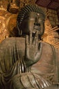 Daibutsu, Great Buddha at Great Buddha Hall Daibutsuden of Todaiji, Todai-ji, Nara, Japan Royalty Free Stock Photo