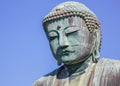 Daibutsu - The Great Buddha of Kotokuin Temple in Royalty Free Stock Photo
