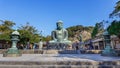 Daibutsu - The Great Buddha of Kotokuin Temple in Royalty Free Stock Photo