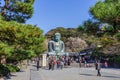 Daibutsu - The Great Buddha of Kotokuin Temple in Royalty Free Stock Photo