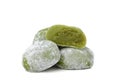 Daifuku mochi Japanese dessert on white Royalty Free Stock Photo