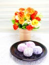 Daifuku mochi japanese Royalty Free Stock Photo