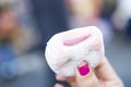 Daifuku Mochi popular japanese dessert Royalty Free Stock Photo