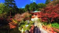 Daigo-ji temple with autumn colors, Kyoto Royalty Free Stock Photo