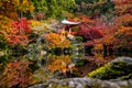 Daigo-ji temple with colorful maple trees in autumn in Kyoto Royalty Free Stock Photo